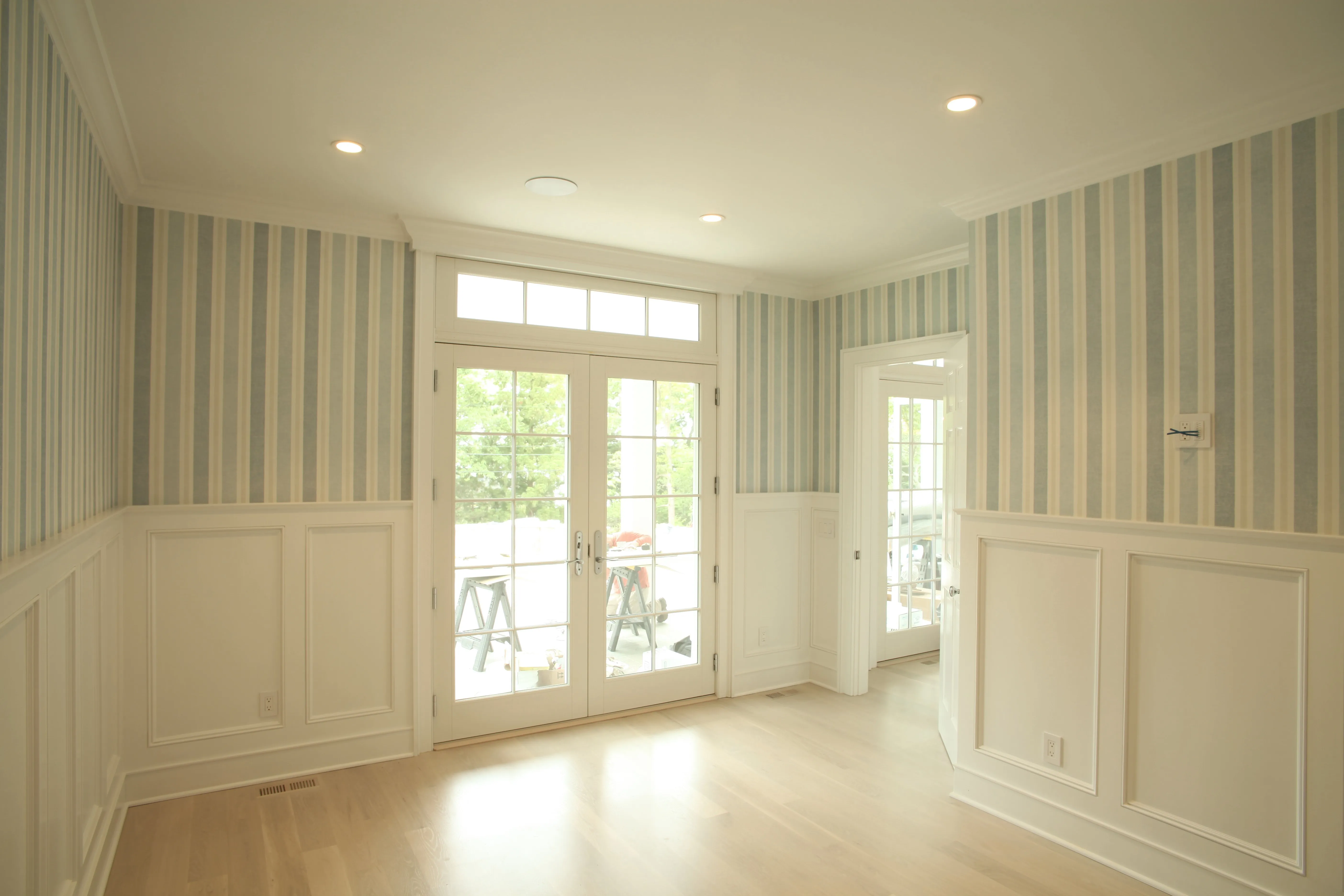 Renovation photo of the kitchen from the MenanticCreek Project